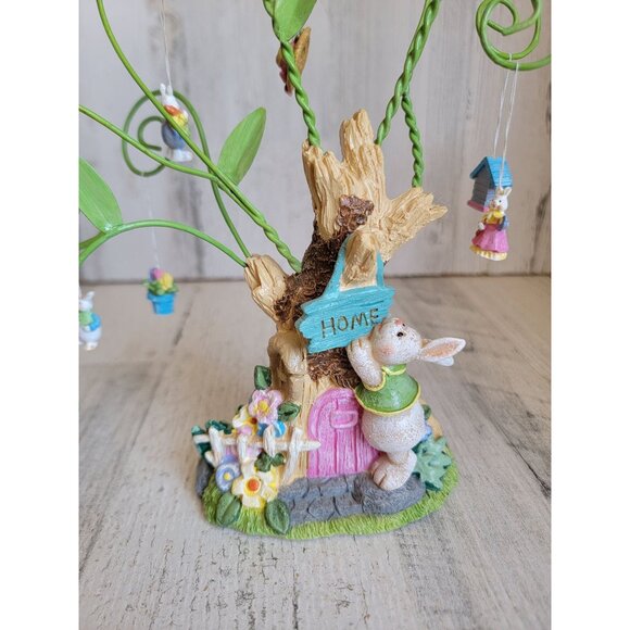 Easter Bunny Spring Tree Home gardening flower carrot Unique Home Decor - Picture 2 of 10